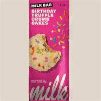 Milk Bar Birthday Truffle Crumb Cakes (2.33 oz) · A rich update on classic Birthday Cake flavor in a super-convenient handheld package! Sprink...