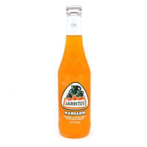 Jarritos Mandarin 12.5oz · The pioneer of mandarin soda packs a powerful combination of tangy and sweet that will reawaken your palate with every sip.