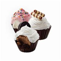 Ice Cream Cupcake Variety 6-Pack · Two of each of our Sweet Cream, Cake Batter™ Delux and Double Chocolate Devotion™ Ice Cream ...