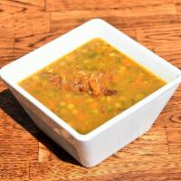 Lentil Soup · Vegetarian lentil with vegetables. Gluten free and vegetarian.
