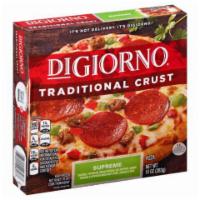 DiGiorno For One Supreme Pizza 10oz · DIGIORNO Original Thin Crust Supreme pizza is made with only the very best