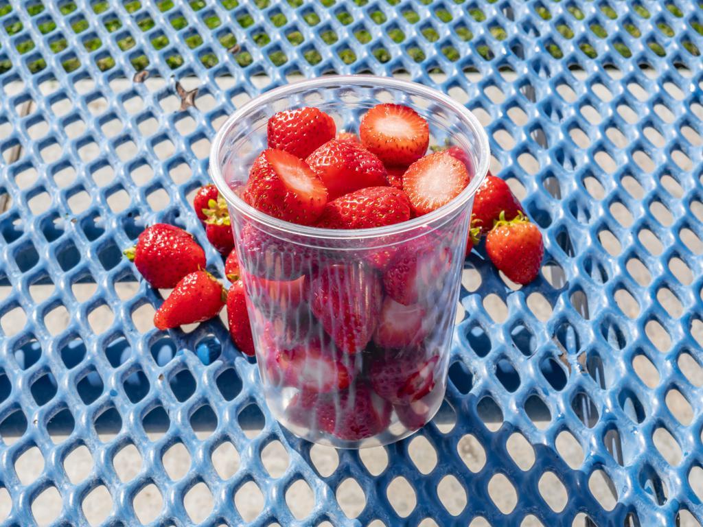 Strawberry fruit bowl · 