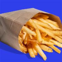 THE SHOP FRIES · Just a simple side order of fries. If you want to put them inside of your burger,
that’s to...