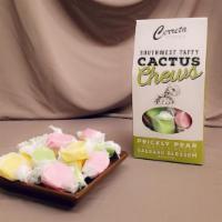 Cactus Chews · Southwest saltwater taffy. Cerreta's Prickly pear, Jumpin' Cholla, and Saguaro Blossom flavors