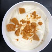 Sweet Cream Honeycomb Ice Cream · Sweet cream ice cream with handmade honey comb pieces. (Gluten-free)