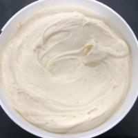 Vanilla Ice Cream · All natural vanilla beans infused for a rich traditional taste. (Gluten-free)