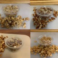 Nuts · Choose from peanuts, almonds, pecans, walnuts
