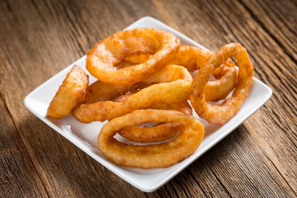 Onion Rings · Served with a side of ranch.