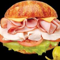 #23. Ham and Turkey Baguette Sandwich · 