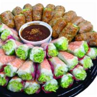 Veggie / Spring Rolls Platter · 3-4 hours advance order required!!  Thank you