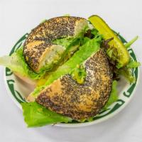 Che's Fave · Our most popular option now on a bagel with vegan turkey and vegan peppered turkey, vegan ch...