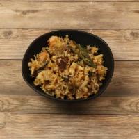 Fried Rice · Stir-fried with eggs, peas and carrot.