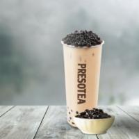 Pearl Milk Tea · A popular Sri Lanka black tea with creamer and black pearl.