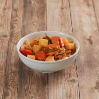 C5. Pineapple Curry · Bell pepper, pineapple and carrot. Spicy.