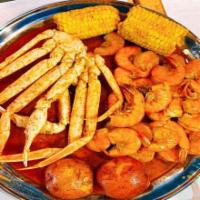 C. Special · 1/2 lb. snow crab, 1 lb. shrimp (no head). with 2 Corns & 3 Potatoes, 