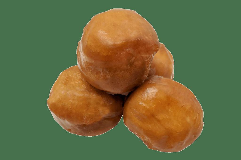 GLAZE BOMBS - 4PC · Satisfy your sweet tooth with this sweet deal! These bite-sized glazed donut holes are served hot, all day.