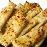 Large Cheese Stix Pizza · It comes with a choice of 2 sauces.