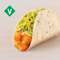 Spicy Potato Soft Taco · A flour tortilla filled with crispy potato bites, lettuce, real shredded cheddar cheese, and...