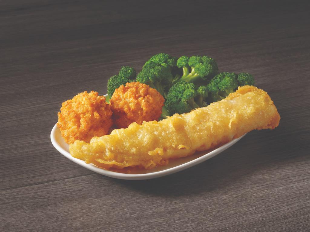 Kid's Batter Dipped Fish · 1 piece of our famous batter dipped fish.