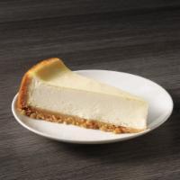 Slice of Cheesecake · A rich, creamy cheesecake with a graham cracker crust.