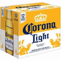 Corona Light, 12 Pack-12 oz. Bottle Beer (4.1% ABV) · Must be 21 to purchase.