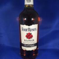 Four Roses Bourbon 1L · Must be 21 to purchase. Caramel and dried-cherry aromas, a flavor akin to dark chocolate-cov...