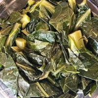 10 oz. Sautéed Collard Greens · Classic collard greens sautéed with onions and garlic in olive oil.