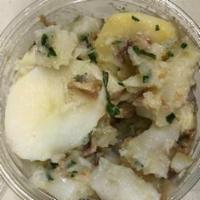 16 oz. German Potato Salad · A classic mix of chopped Idaho potato, bacon and onion tossed in oil and vinegar with parsle...