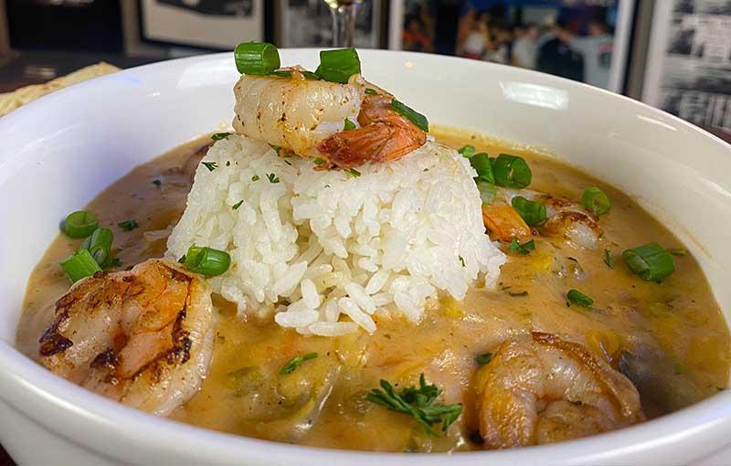 Shrimp Etoufee  · A spicy Cajun stew made with shrimp served over rice.