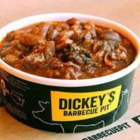 Brisket Chili · Our slow smoked chopped brisket in chili with beans