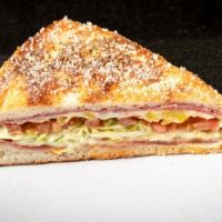 BLT Stromboli · Dave's special sauce. Bacon, lettuce, tomatoes, mayo, premium mozzarella cheese, and Dave's ...