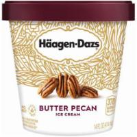 Haagen Dazs Butter Pecan Pint · An American classic revisited - spoonfuls of buttery roasted pecans with pure, sweet cream t...