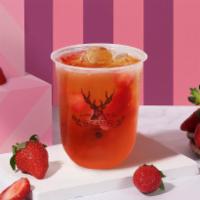 Strawberry Green Tea with Jelly · Cold. Served with Green Tea Jelly