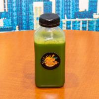 Green Machine Juice · Cucumber, green apple, kale, celery, ginger.