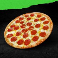 Thin Crust Pepperoni Pizza · 