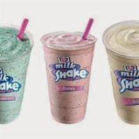 Milkshake · Your choice of ice cream blended with milk and simple syrup.