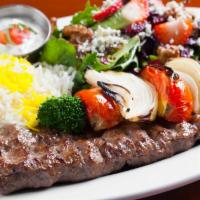 Koobideh Kabob · Charbroiled ground sirloin.