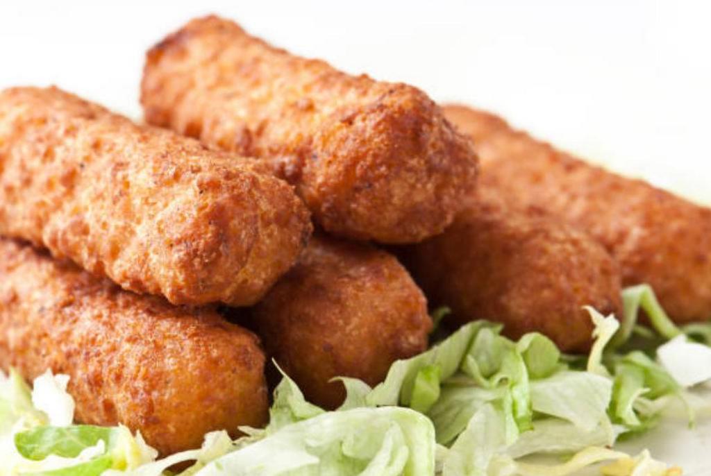 NEW!: Mozza Sticks  · Battered, cheesy and oh so tasty!  Served with ranch dressing.
