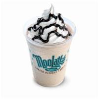 MooLatté · Coffee and rich fudge blended with creamy DQ vanilla soft serve and ice, and garnished with ...