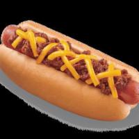 Chili Cheese Dog · No one does hot dogs better than your local Dairy Queen restaurant! Chili cheese dog comes w...