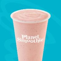 Strawberry Super Squeeze · Strawberries, bananas, whey meal replacement protein.