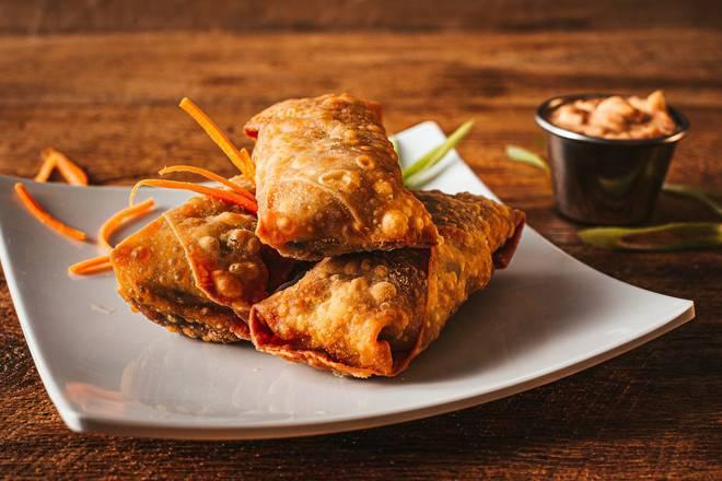 Jerk Brisket Egg Rolls · Braised oxtails, Mozzarella Cheese, pepper & Onions with Sweet & Sour Dipping sauce