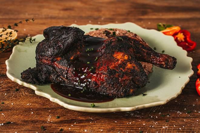 Jerk Chicken · Choose from 1/2 or Whole, served with one side