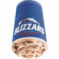 Snickers Blizzard Treat · Snickers® pieces and chocolatey topping blended with cream DQ® vanilla soft serve blended to...