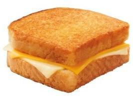 Grilled Cheese · Texas Toasted Bun with 3 Slices of Melted American Cheese.