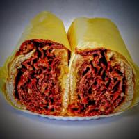 Beef Dip Sandwich  · Roast Beef on a baguette served with jus. 