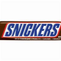 Snickers Candy Bar · The world's best-selling candy bar. Crammed with peanuts, caramel and nougat then coated wit...