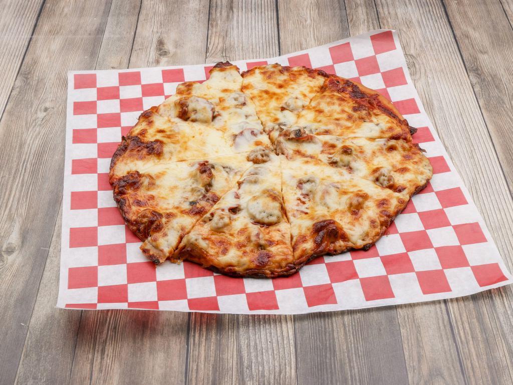 Sticky Fingers Special Pizza · Sausage, pepperoni and mushrooms loaded with extra cheese.