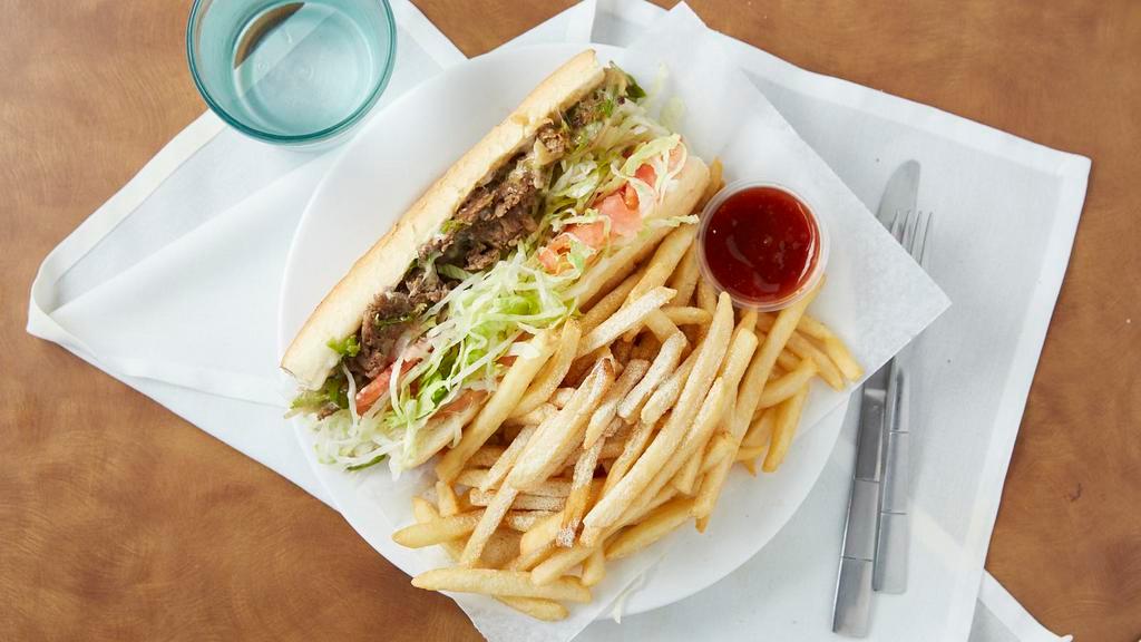 Philly Chicken Sandwich · Boneless skinless chicken sandwich.