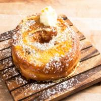 French Toast Donut · Raised cinnamon sugar turned into the best French toast you’ve ever had! 
Served hot off the...